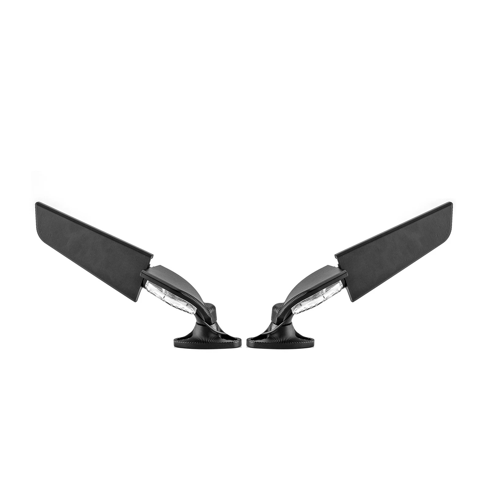 For Suzuki GSX-R GSXR 600 750 100 LED Mirrors Wind Wing Rotating Rearview