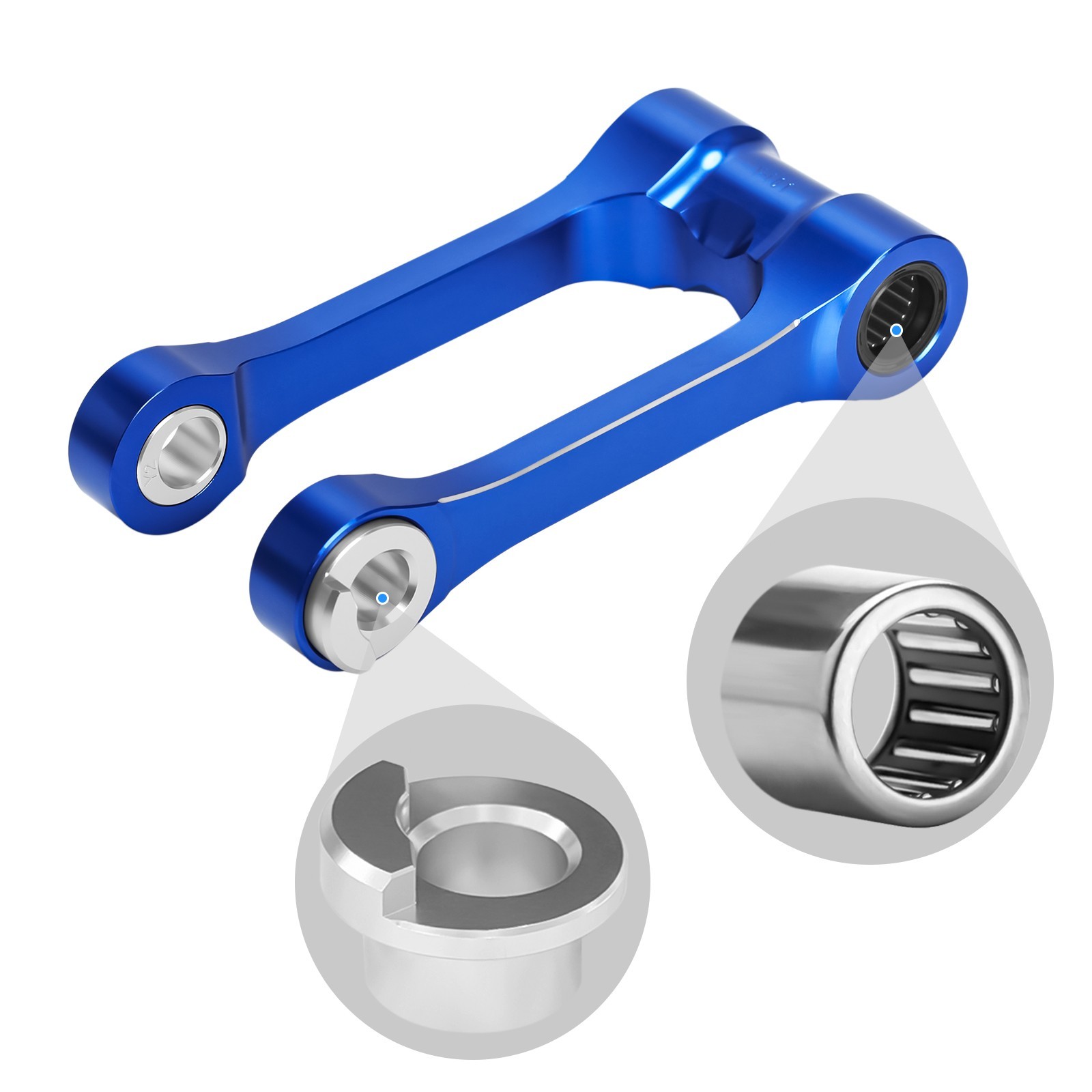 BLUE Adjustable Shock Linkage Lowering Link For SUZUKI YZ125 YZ125X YZ250 YZ250X