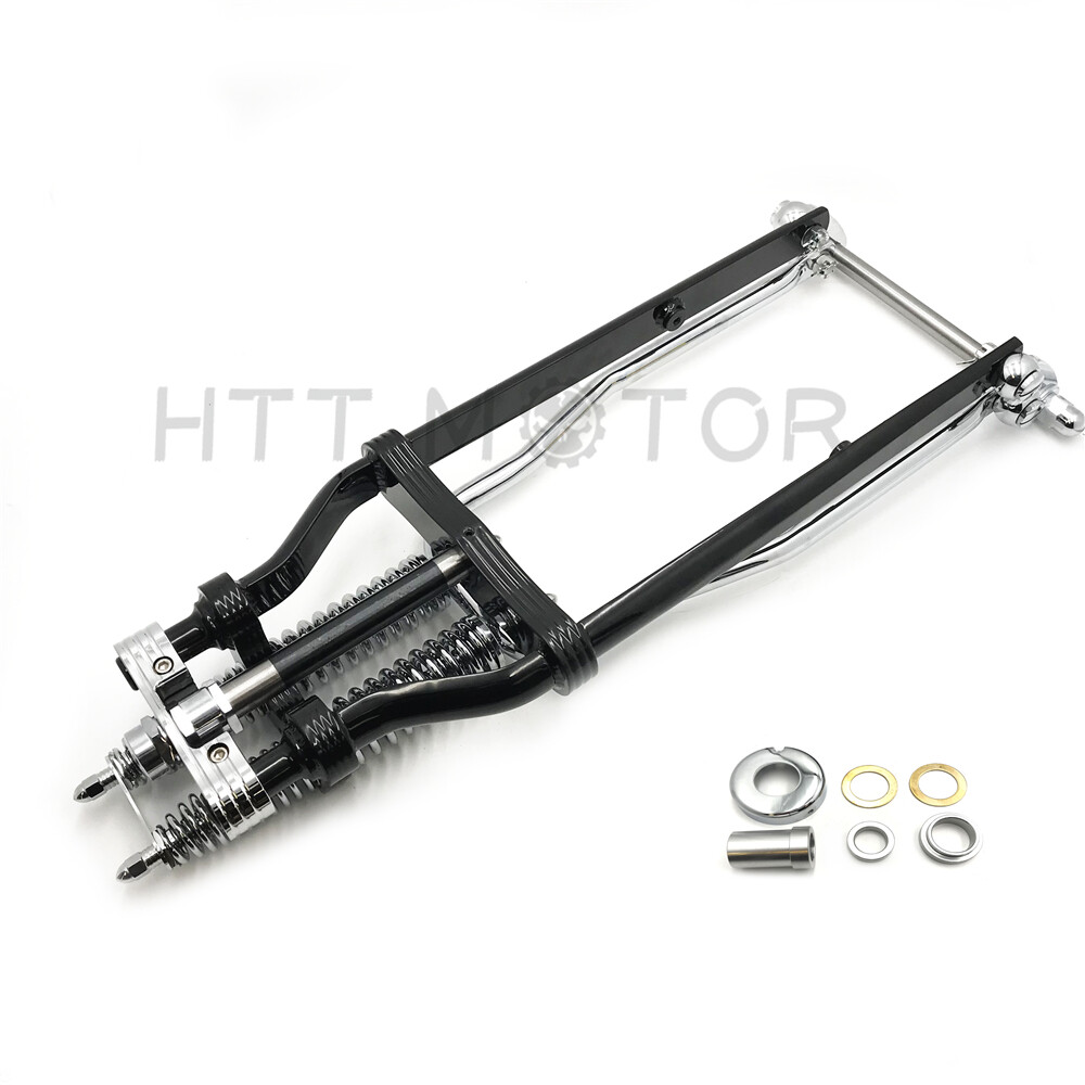 Springer Front End -4″ Under Black For Harley sportster bobber chopper dna