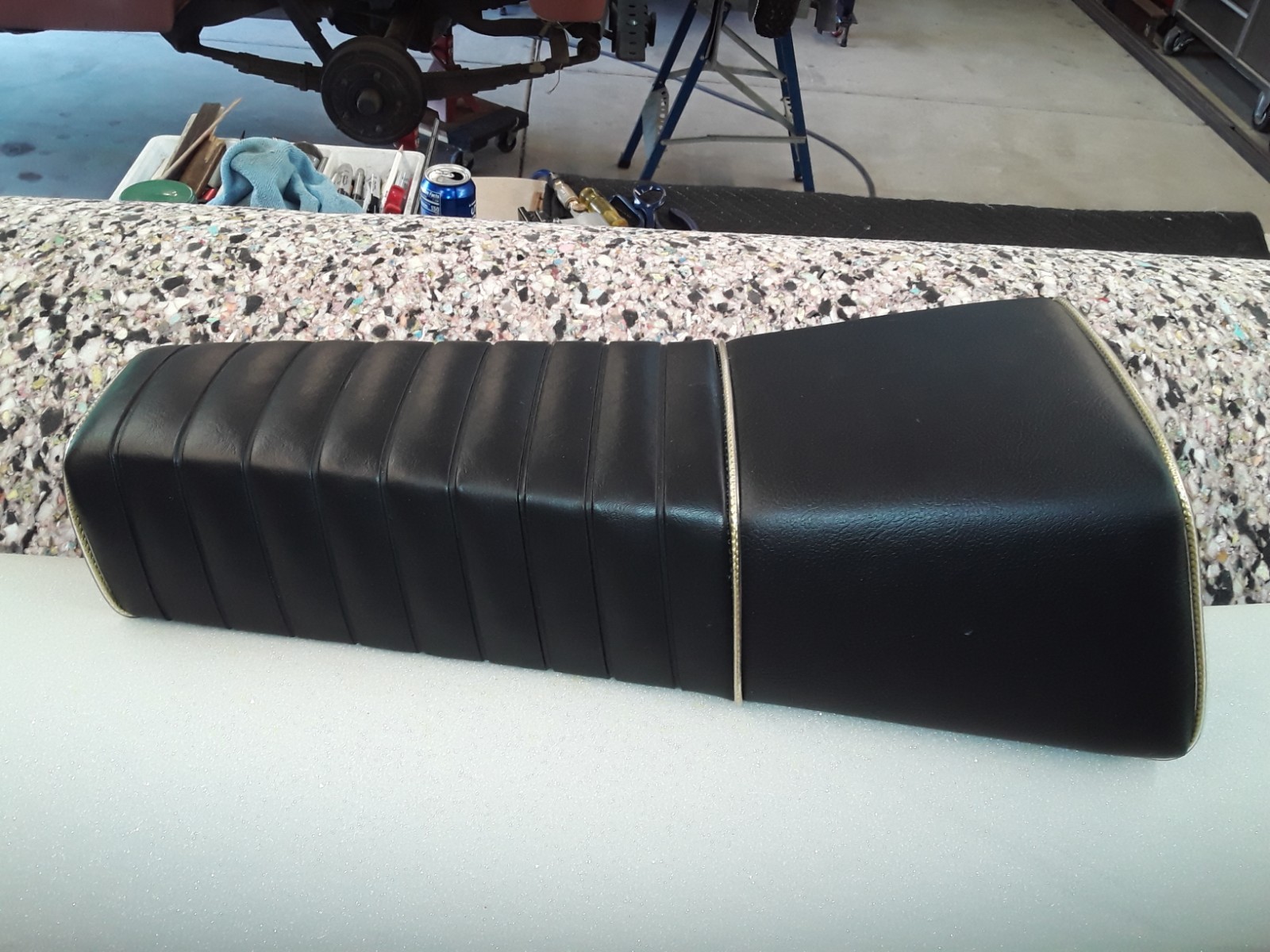 mini-bike seat fits vintage Bonanza and other makes