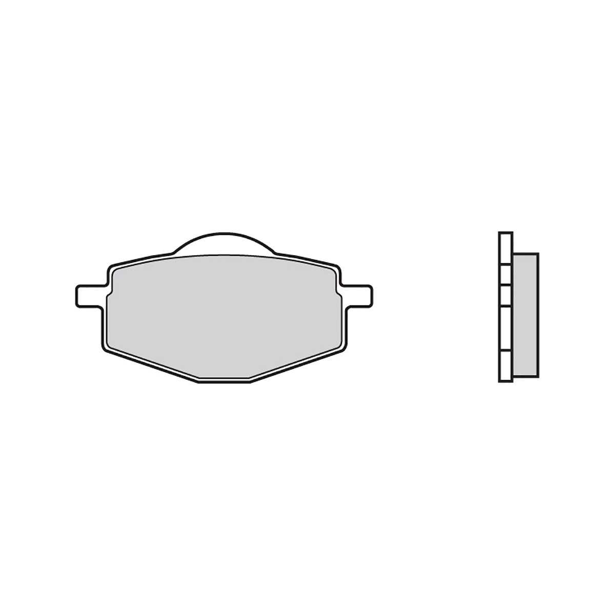 Front Brembo 07 Brake Pads for Yamaha DTR MX 50 1989 > 1995