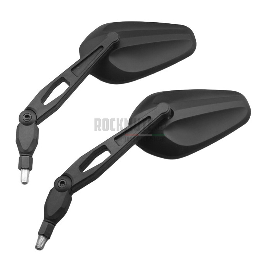 For HONDA CB300R CB500F/X CB650F/R CBF300 GROM 125 Rear View Mirror Pair Black