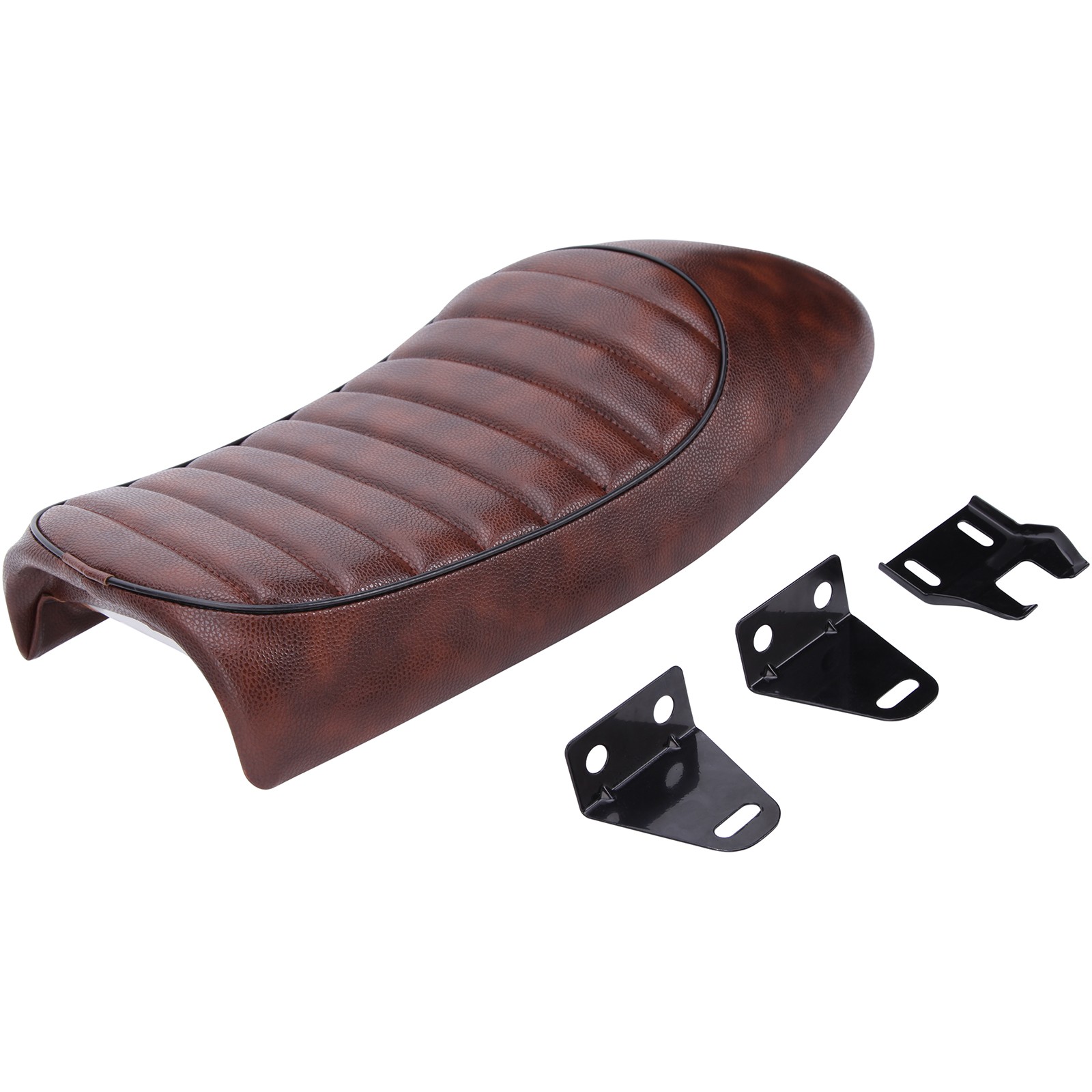 Cafe Racer Driver Seat Hump Saddle Brown For Honda CM400 Scrambler 400t 450 250