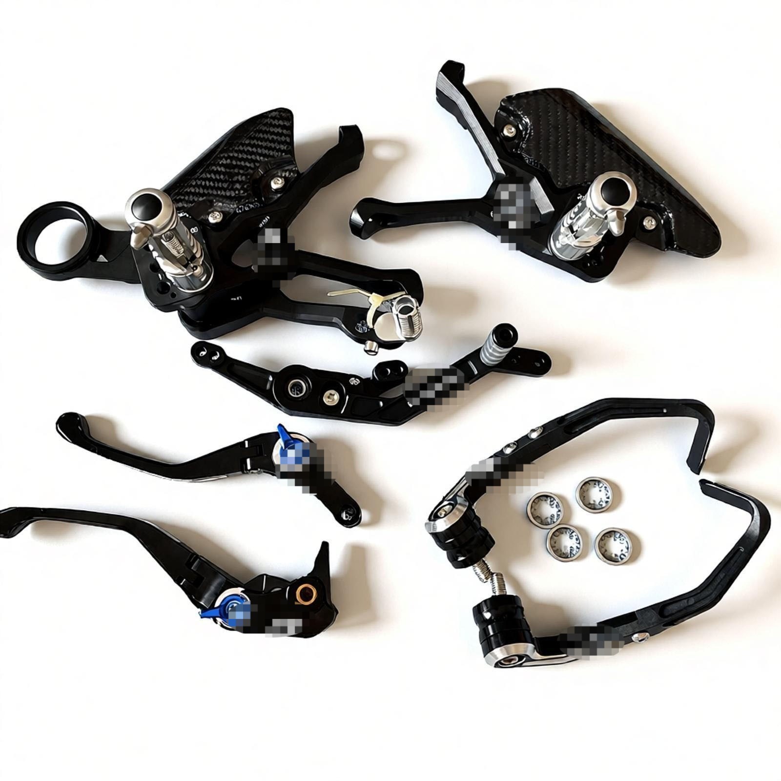 Hand Brake Clutch Lever & Protector & Rearset footpeg For BMW S1000RR 2020-2024