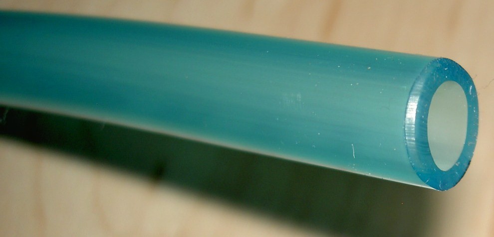 Green thin wall 5mm ID X 8mm OD fuel gas line MADE IN ITALY- Ariete 01922/10-V