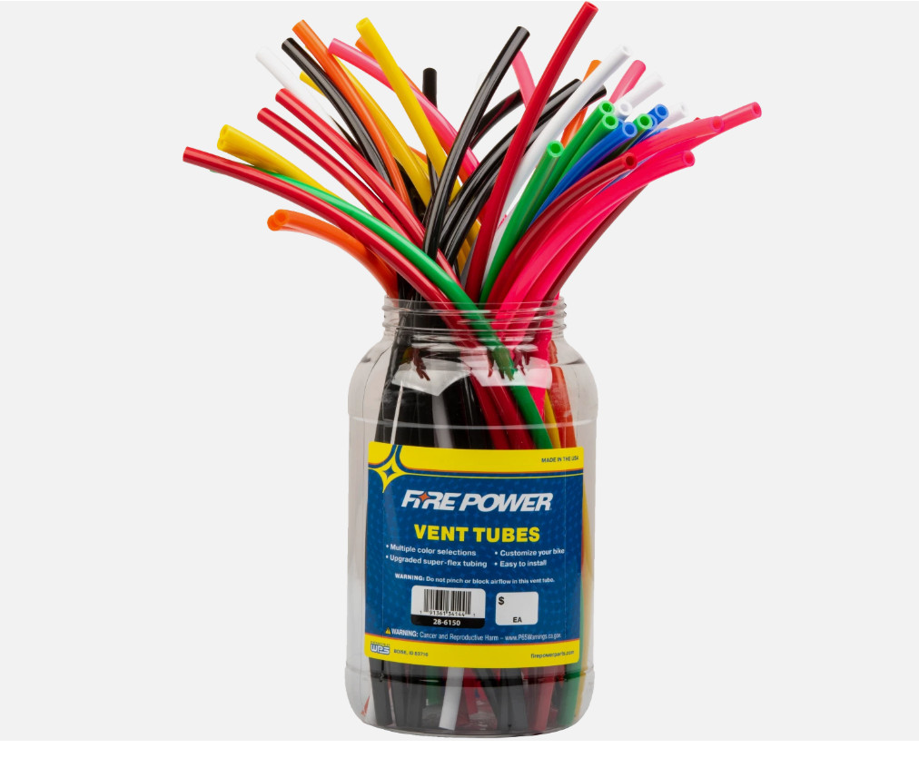 Fire Power 18IN Super-Flex Gas Cap Vent Hose Multi-Color Pack Of 50 28-6150