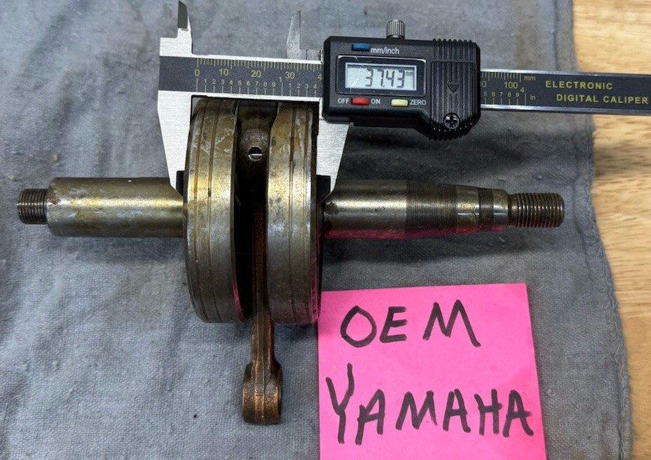 Yamaha 60 Yz80 1971 1972 JT1 JT2 New NOS Crank Assembly 1974 1975 1976 For Parts
