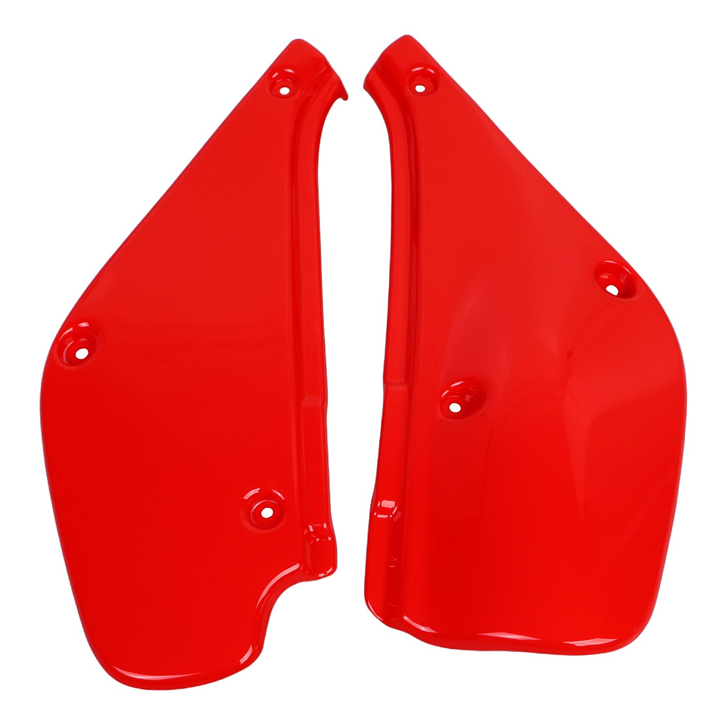 Red Plastic Left Right Side Cover Panels Plate For Honda XR80R XR100R 1988-2000