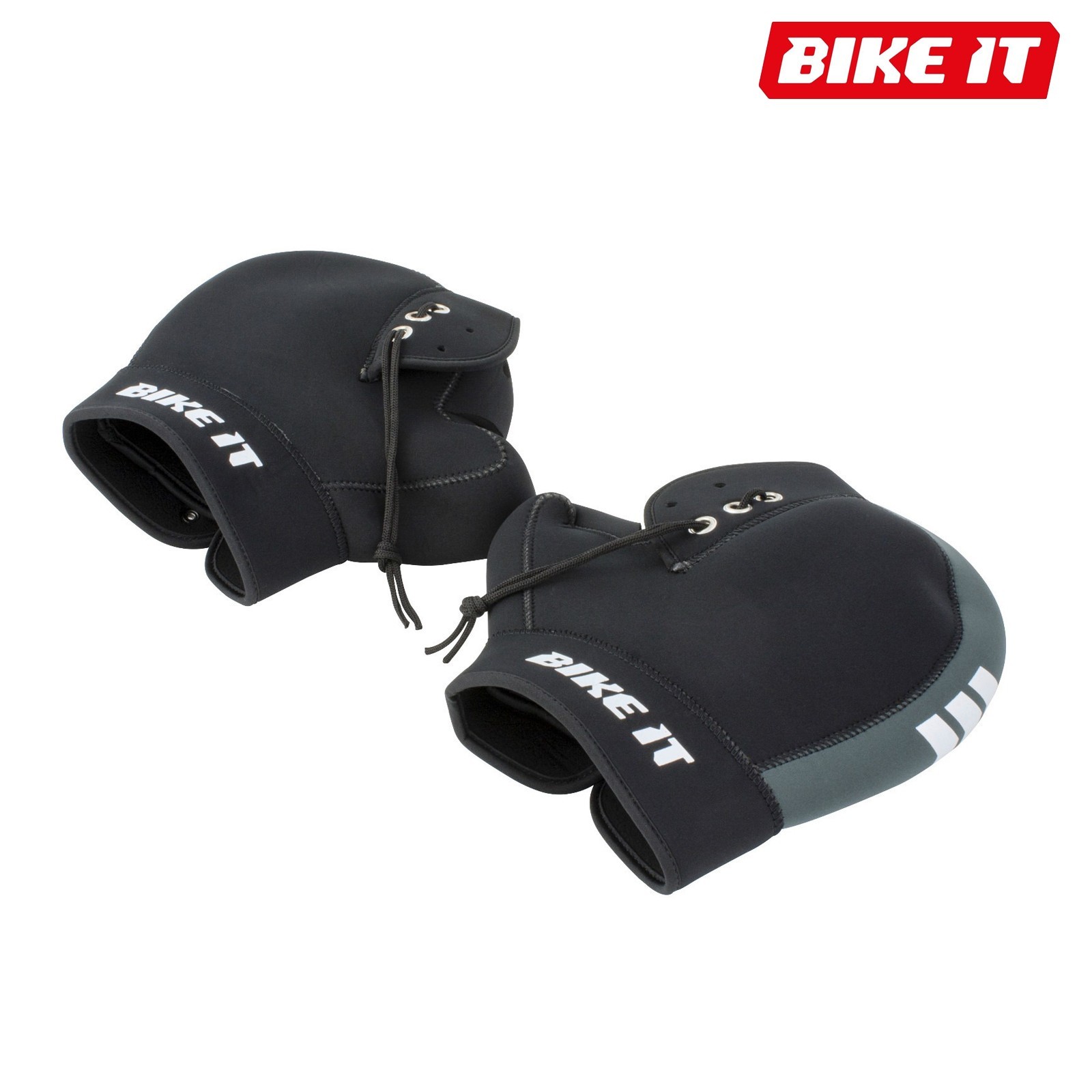 NEW THERMAL NEOPRENE WATERPROOF MOTORCYCLE ROAD BIKE BOXER HANDLEBAR BAR MUFFS