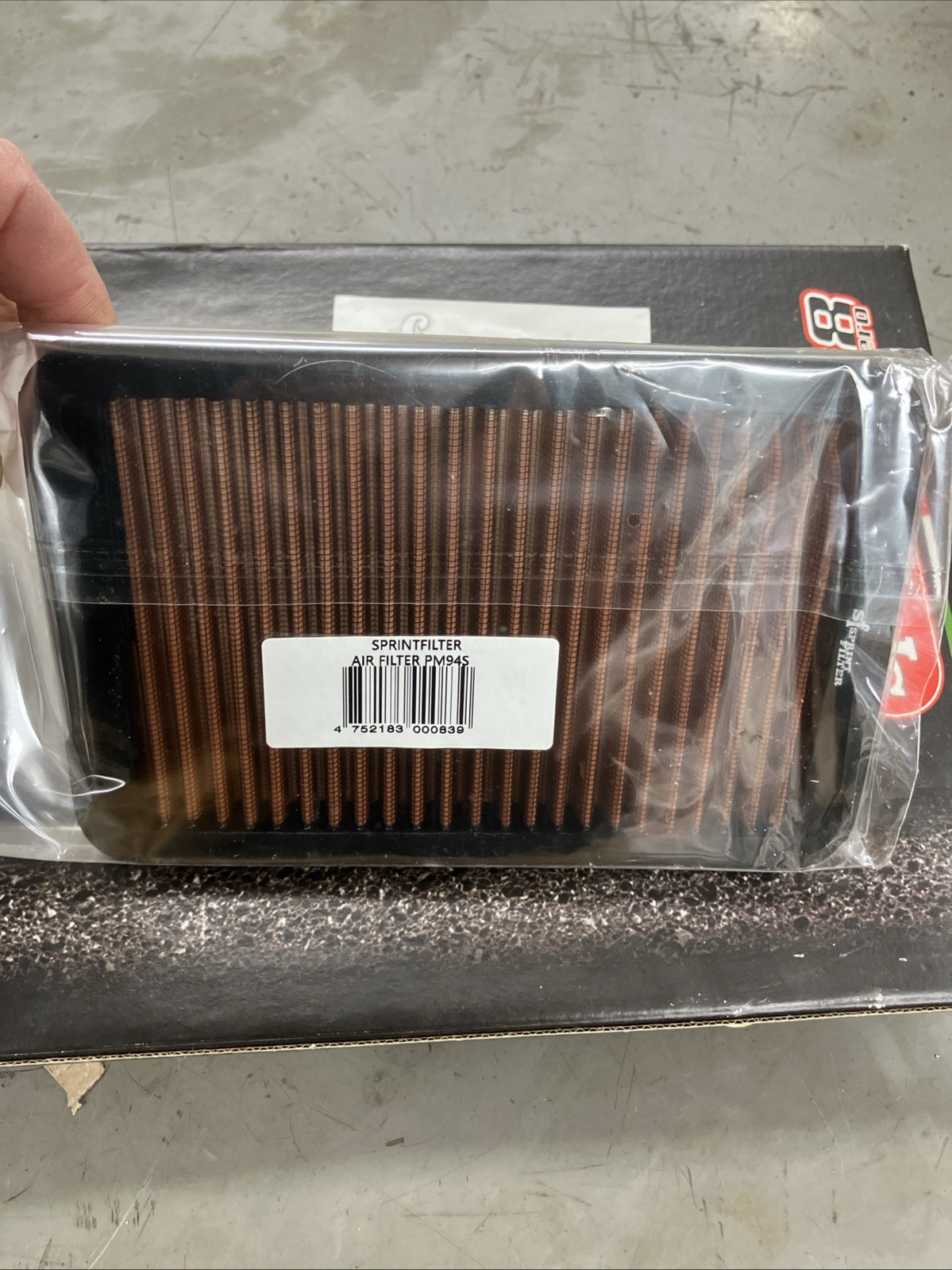 SPRINT FILTER AIR FILTER P08 FIT ON APRILIA 1000 RSV4 SBK RACING 09-10