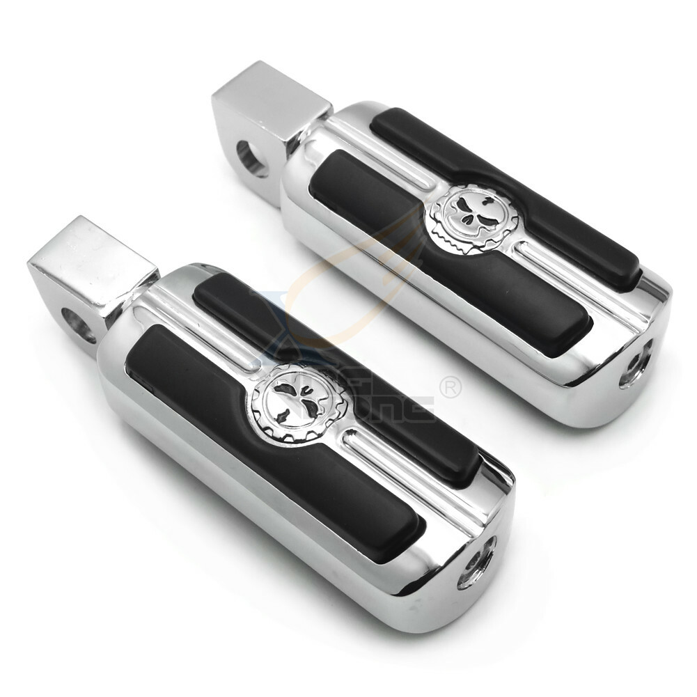 Custom Skull Footpeg For Kawasaki Ninja ZX-11R ZX11R 2000-2001 ZX6R ZX10R 250R