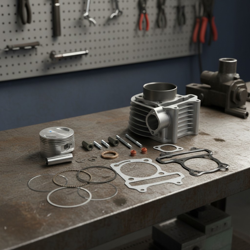 Durable GY6 170cc Big Bore Kit – 61mm Cylinder Compatible with Scooter Engines