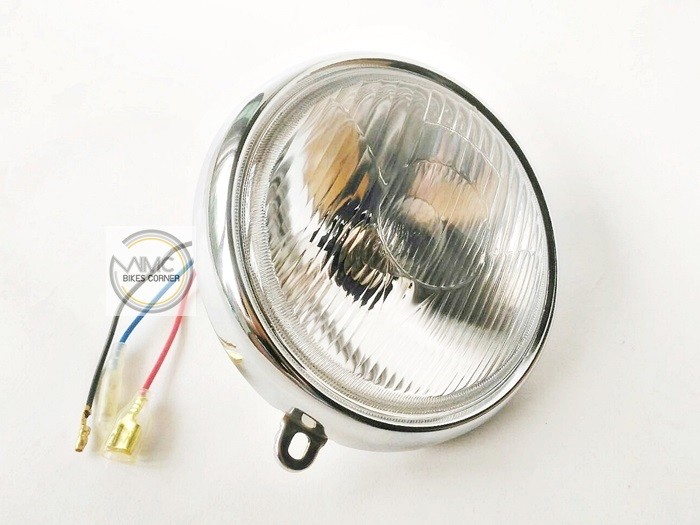 HEAD LIGHT 6V. (DIA = 6″) FOR HONDA CB100 CL100 CL125 XL100 XL125 SL100 SL125