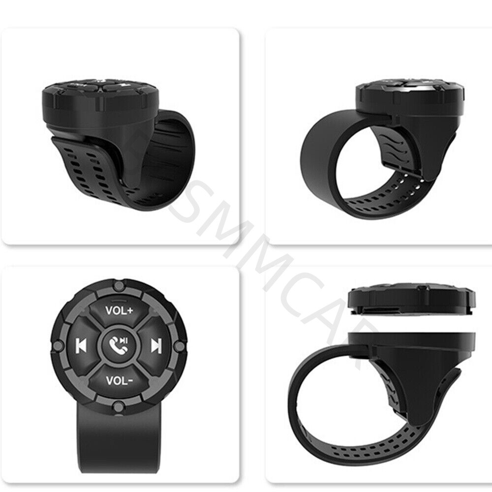 Bluetooth 5.3 Motorcycle Wireless Media Controller Remote Control Waterproof