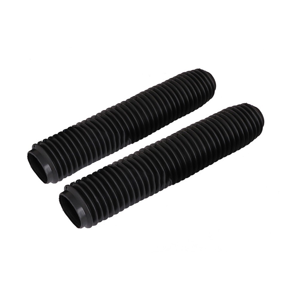 Motorcycle Rubber Front Fork Dust Cover Gaiters Gaitors Boots Shock Absorber x2
