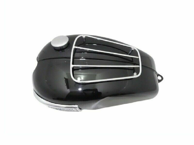 TRIUMPH T120 BONNEVILLE 3.5 GL BLACK PAIN GAS FUEL PETROL TANK WITH BADGES