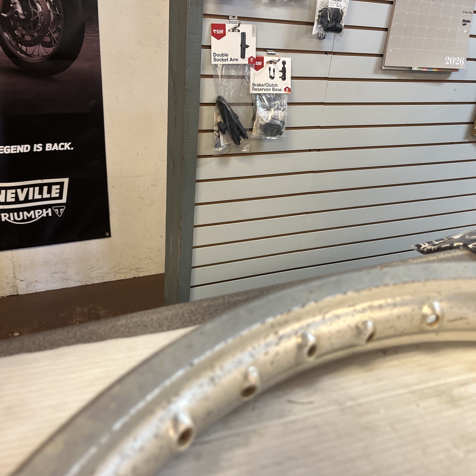 DID 1.60” x 21” 36 HOLE ALLUMINUM MOTORCYCLE RIM