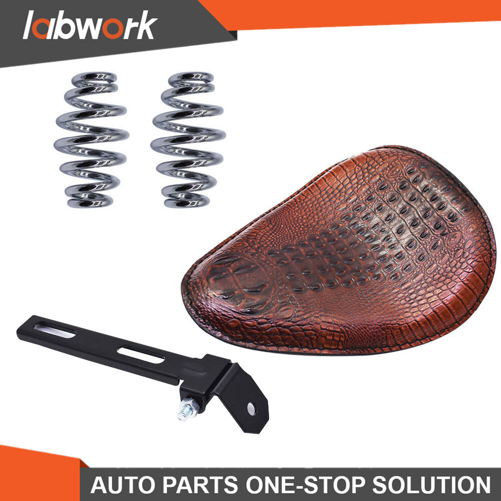Labwork Bobber Chopper Solo Seat For Honda Shadow Spirit ACE VT 1100 750 Brown