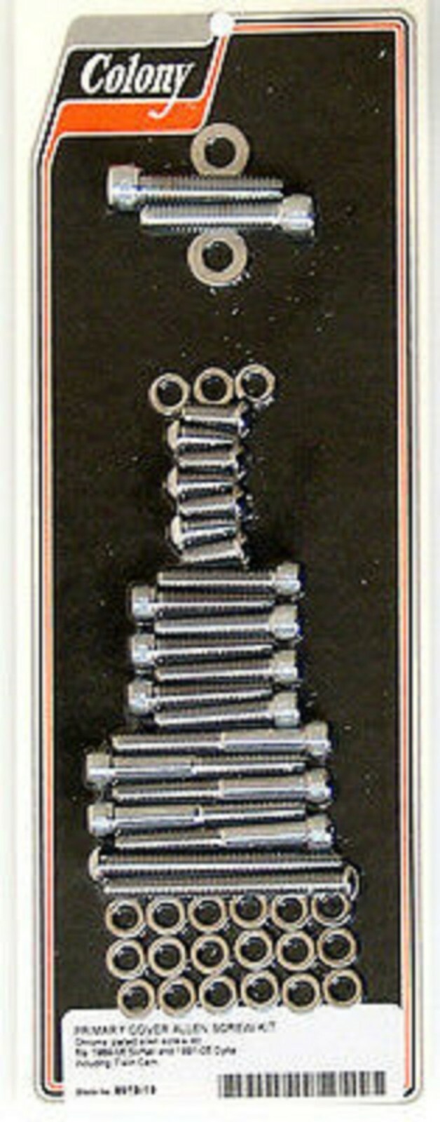 Colony 8919-19 Primary Cover Hardware Kit Allen Chrome Harley Dyna Softail 78559