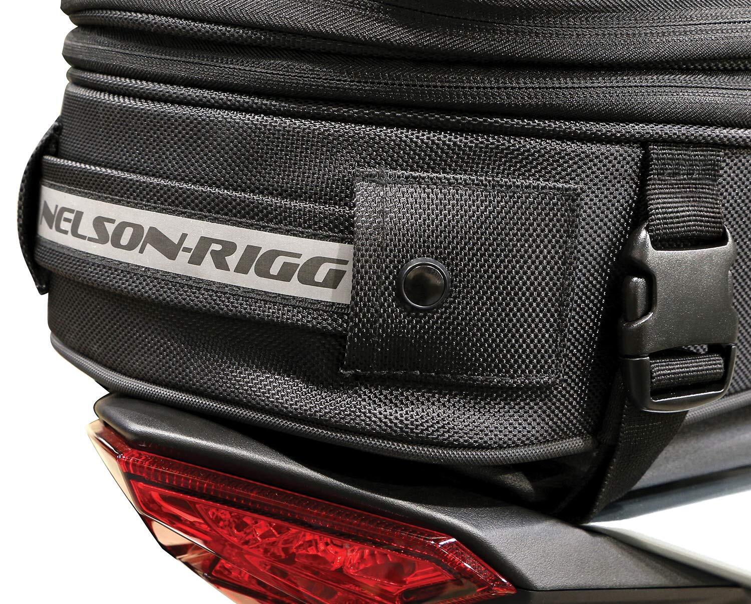 Nelson Rigg CL-1060-ST2 Black Commuter Tour Motorcycle Tail Bag
