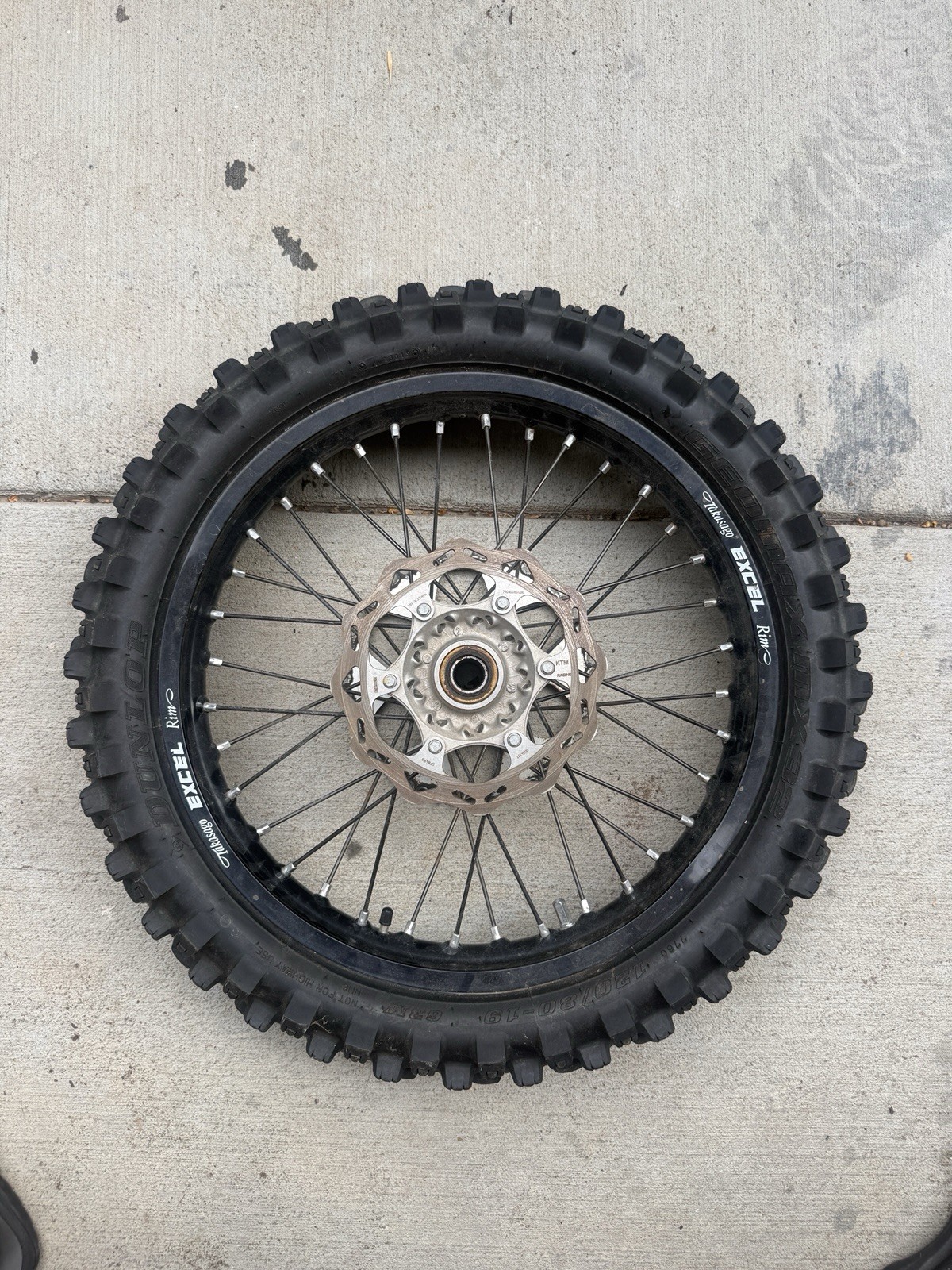 KTM SXF Rear Wheel Rim Assembly OEM