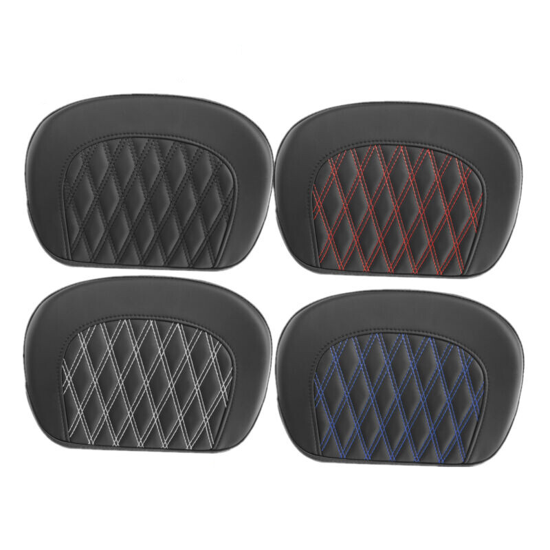 Sissy Bar Passenger Backrest Pad For Harley Touring Street Glide Softail Dyna US