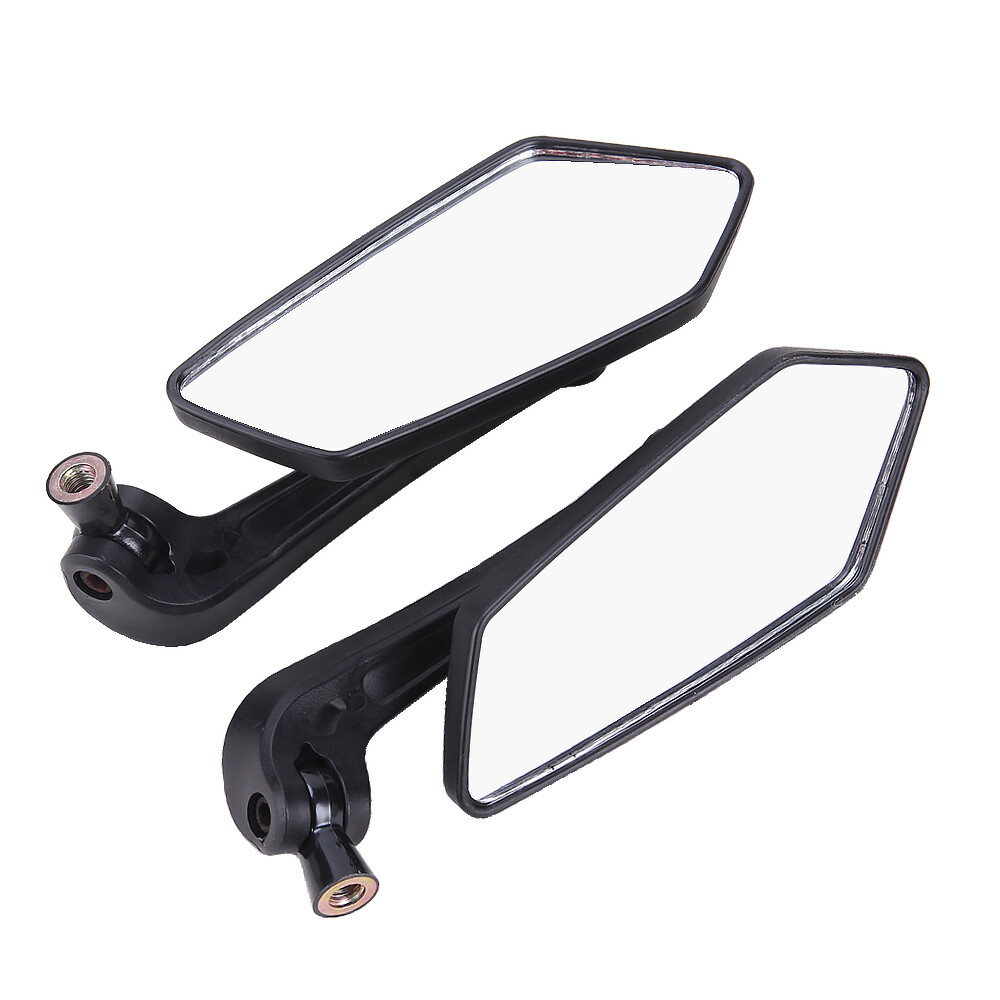 Universal Black 8/10mm Motorcycle Scooter Mirrors Pair