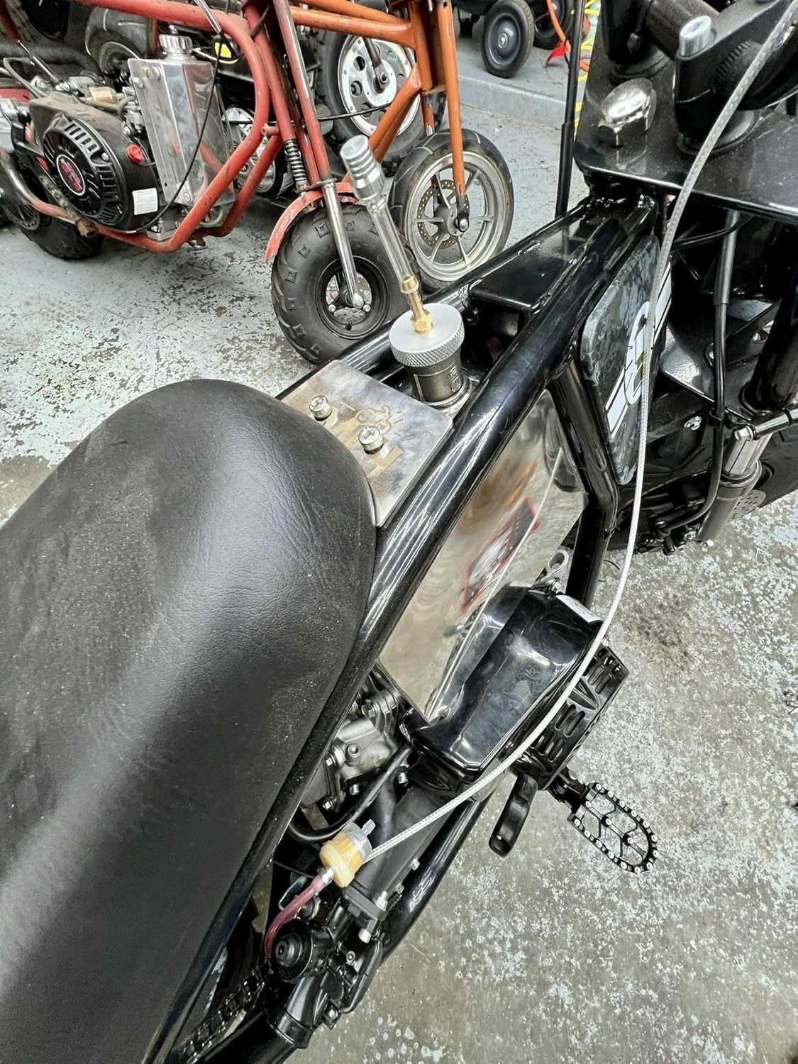 5L Stainless Steel Gas Tank for Coleman B200 B200RSV B200RS Mini Bike