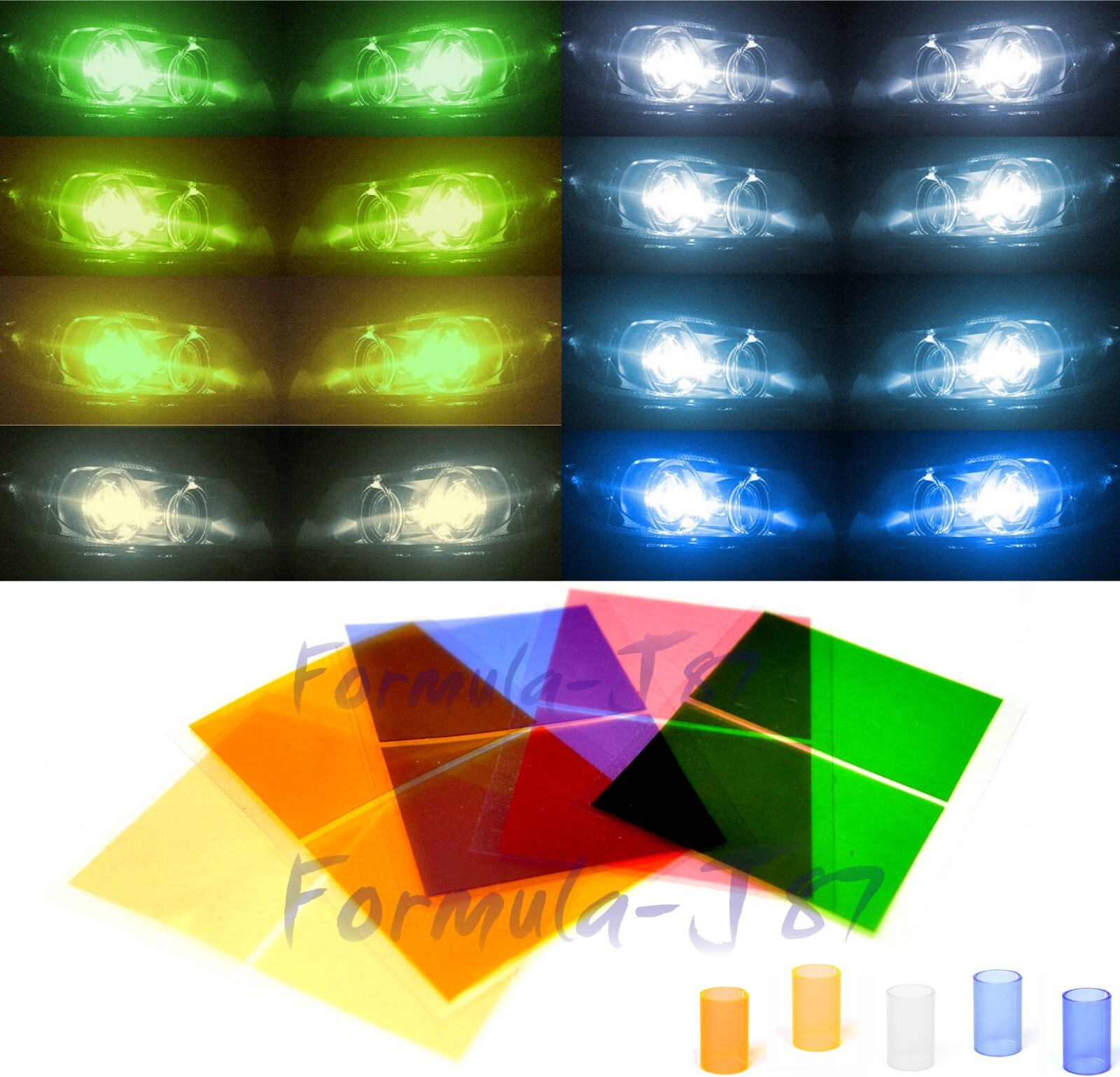 LED Kit F15 140W 9008 H13 4300K Stock Two Bulbs Headlight High Low Beam Upgrade