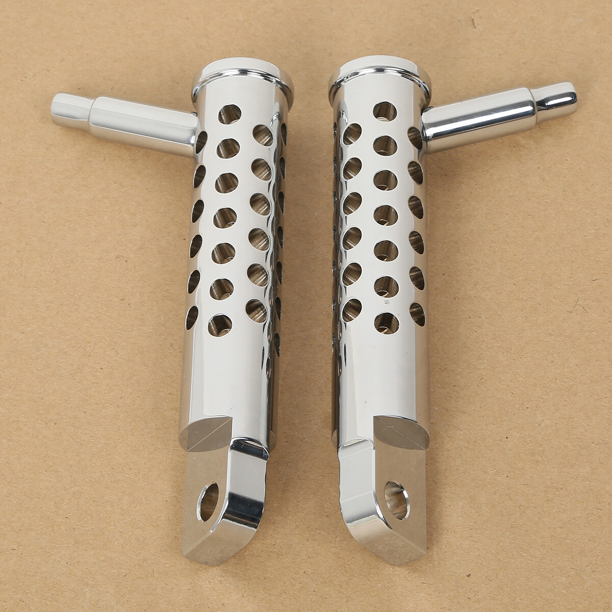 45° Silence Drilled Foot Pegs Fit For Harley Sportster XL883 XL1200 2011-2022
