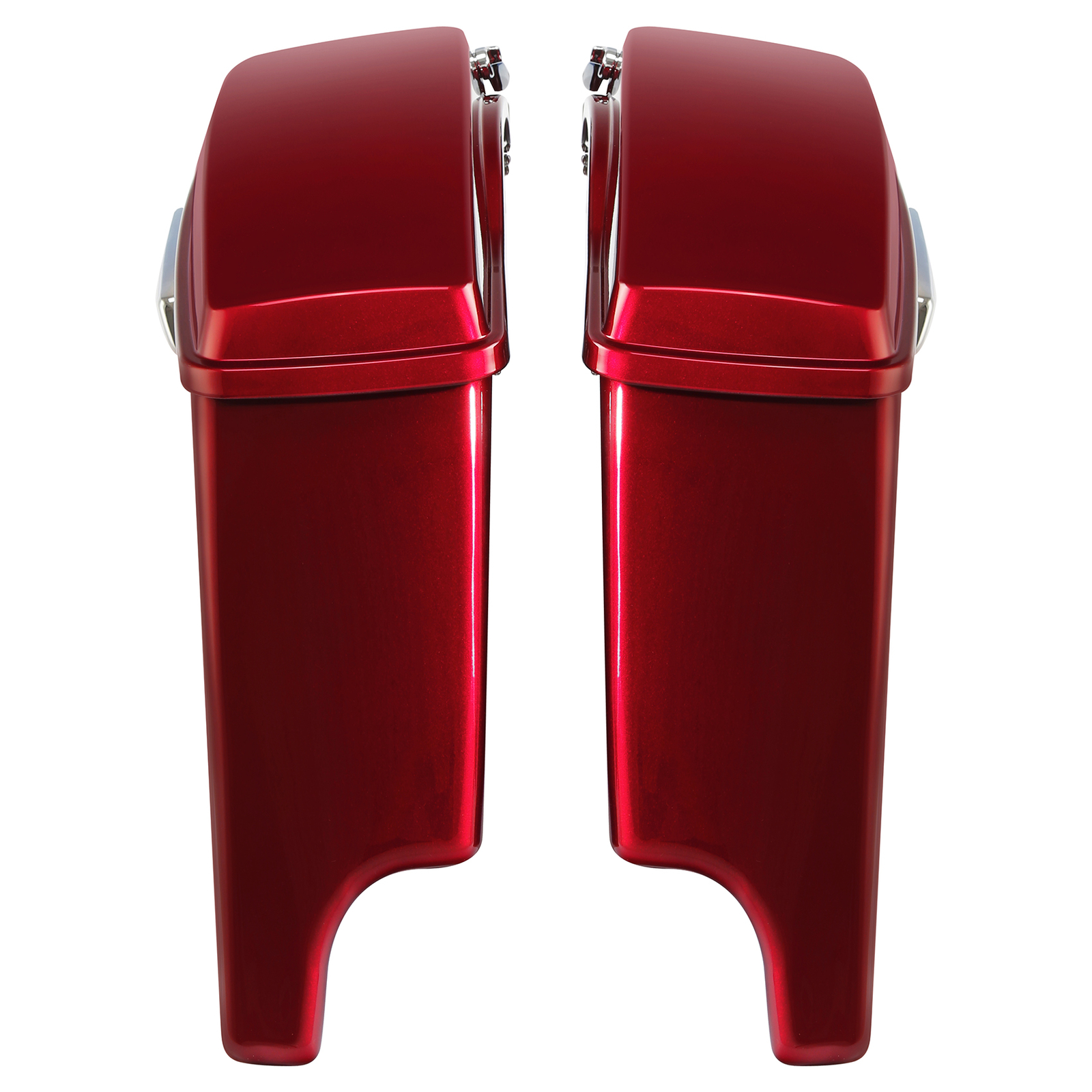 5″ Stretched Hard Saddlebags Fit For Harley Road Glide 14-23 Velocity Red Sunglo