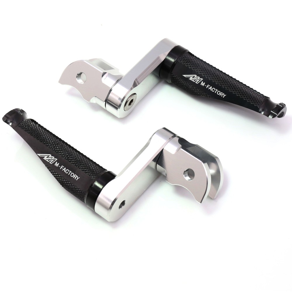 MFP 40mm Adjustable Black Front Foot Pegs For Buell XB12S Lightning 04+