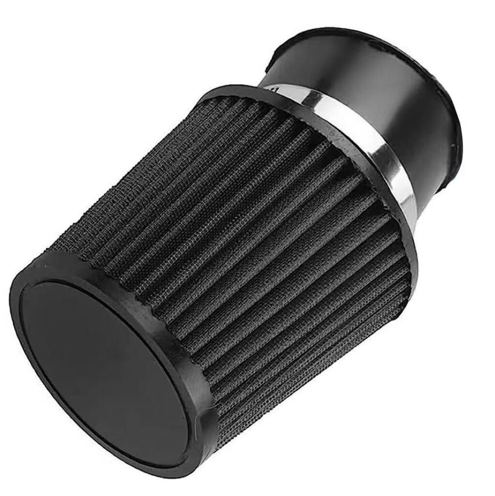 62mm Black Air Filter Pod Bend Inlet For Motorcycle Scooter ATV Dirt Bike