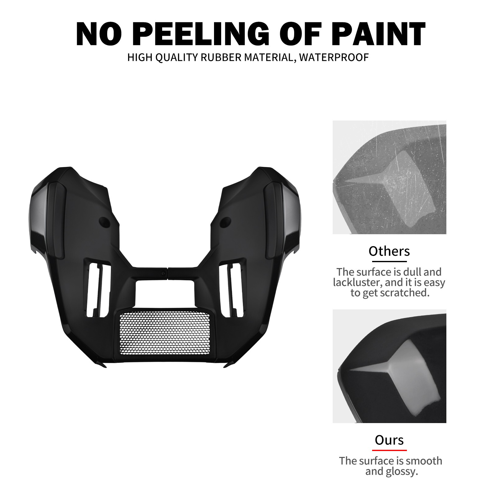 Fairing Lowers Cover Extended Chin Spoiler For Harley Road Street Glide 23-2026