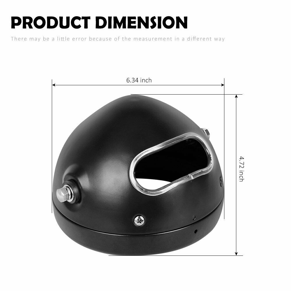 5-3/4″ 5.75inch Motorcycle LED Headlight Mount Housing Bucket Bracket For Bike