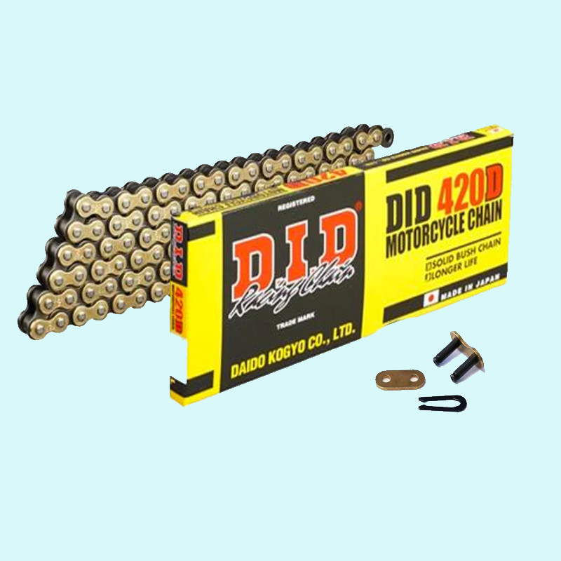 FITS HONDA C90 CUB 1984 – 2002 DID RACING GOLD MOTORCYCLE DRIVE CHAIN 420 98 L