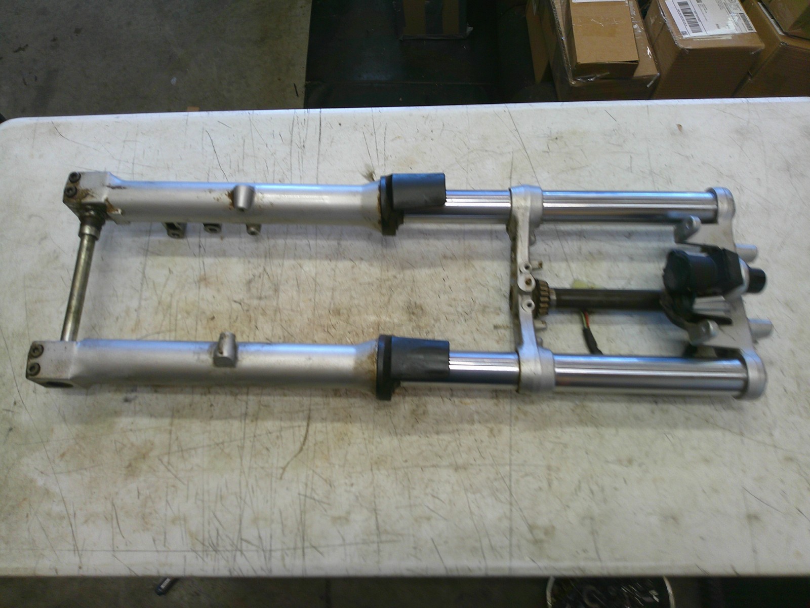 2001-2003 Kawasaki ZR-7 ZR750 front forks suspension