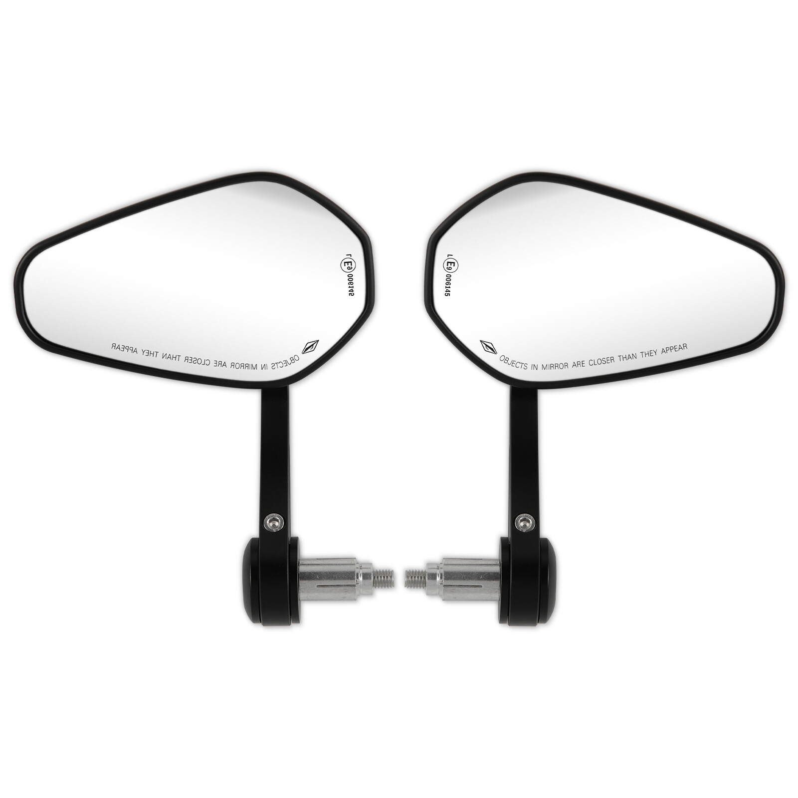 For Suzuki GSXS750 GSXS1000 SV650 Motorcycle 7/8″ Handle Bar End Mirrors Black