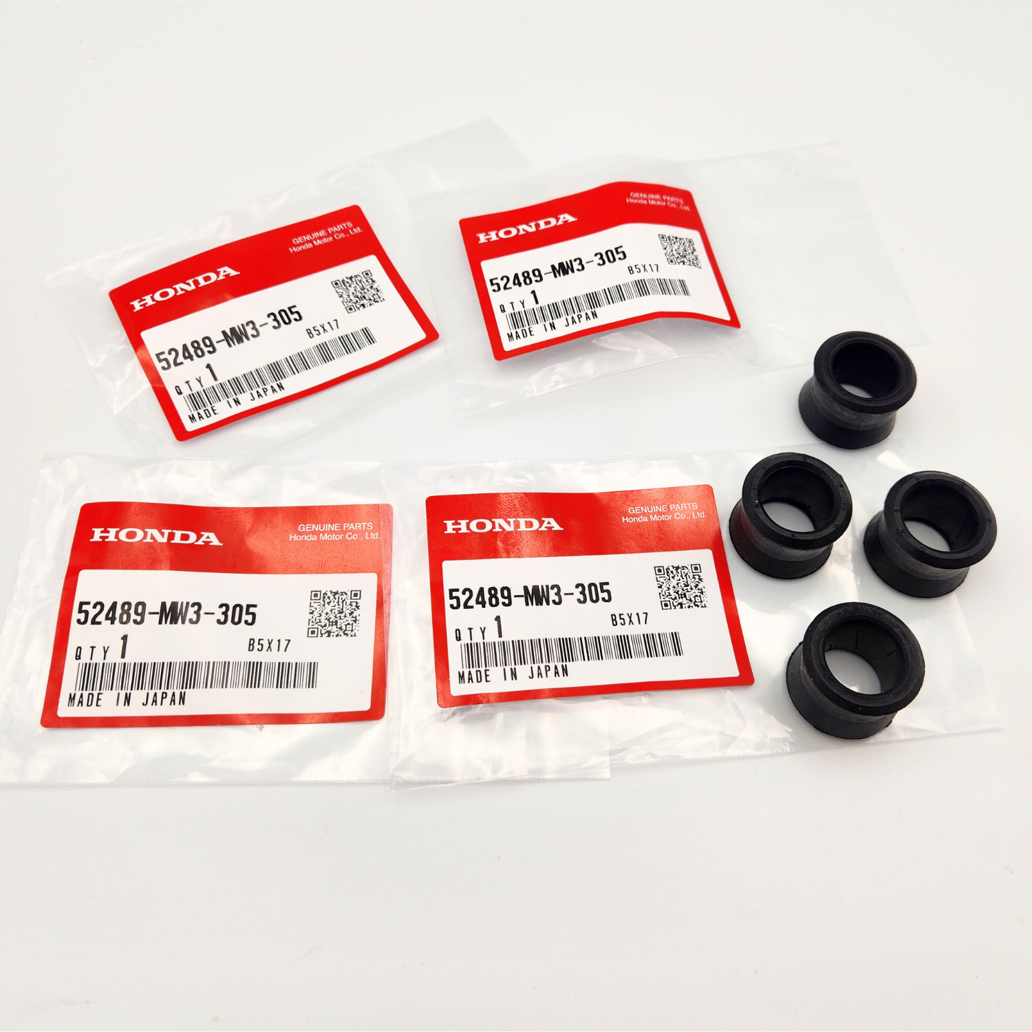 4 PK Honda Rubber Bushing 52489-MW3-305 GL1500C Valkyrie VTX1800 1300 1997-09