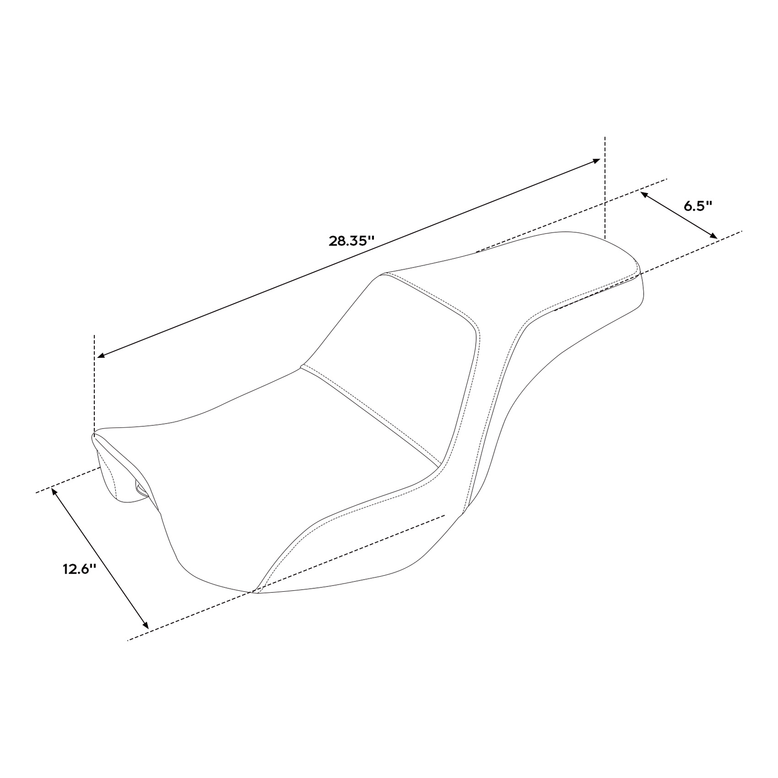 Driver Passenger Seat Step-Up Fit For Harley Dyna Street Bob 2006-2017