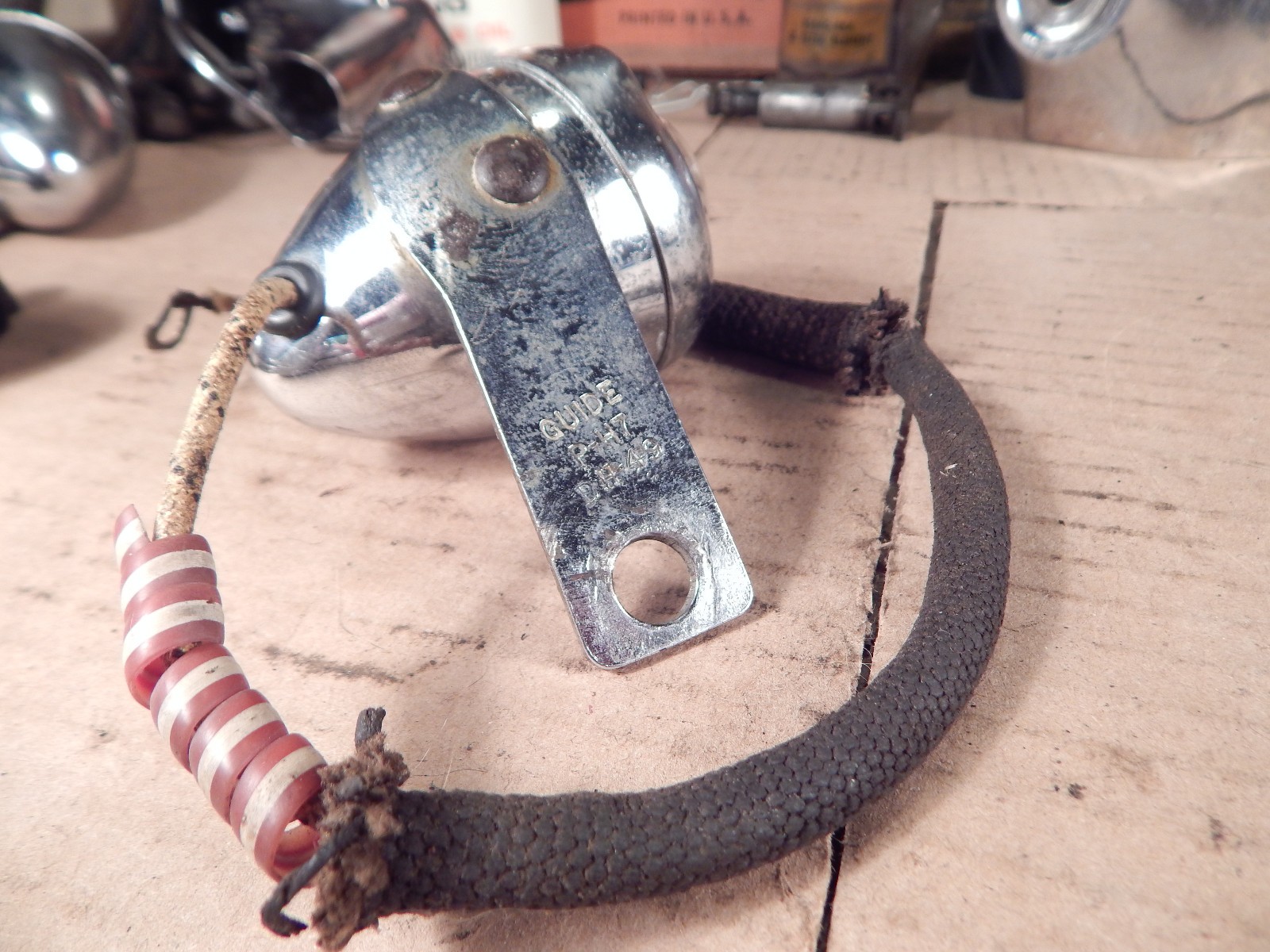 6volt works Harley PH-7 Guide DH-49 Marker light panhead flathead G WL EL FL