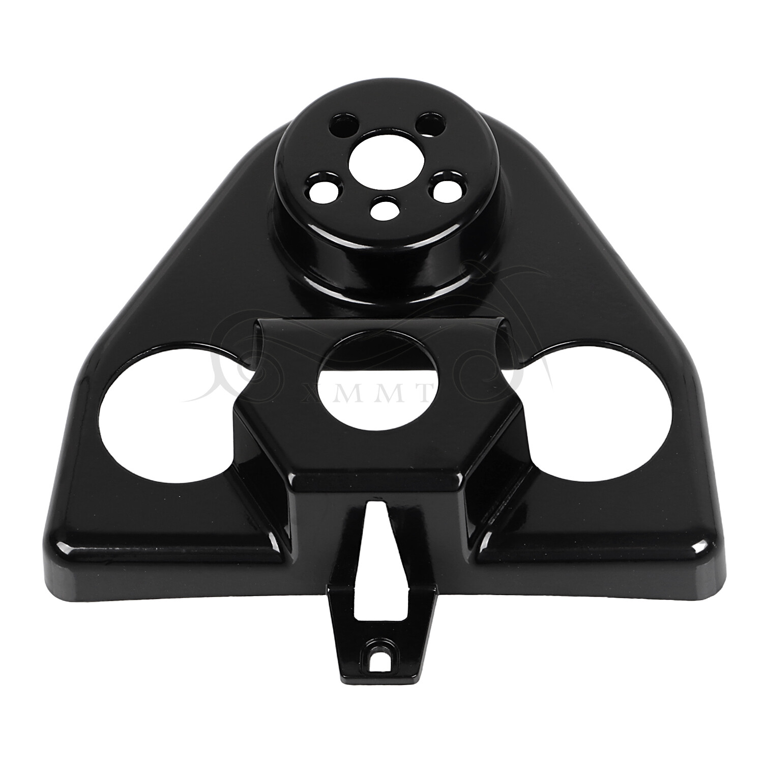 Black Zinc Alloy Handlebar Riser Cover Fit For Harley Road King Shrine SE FLHR
