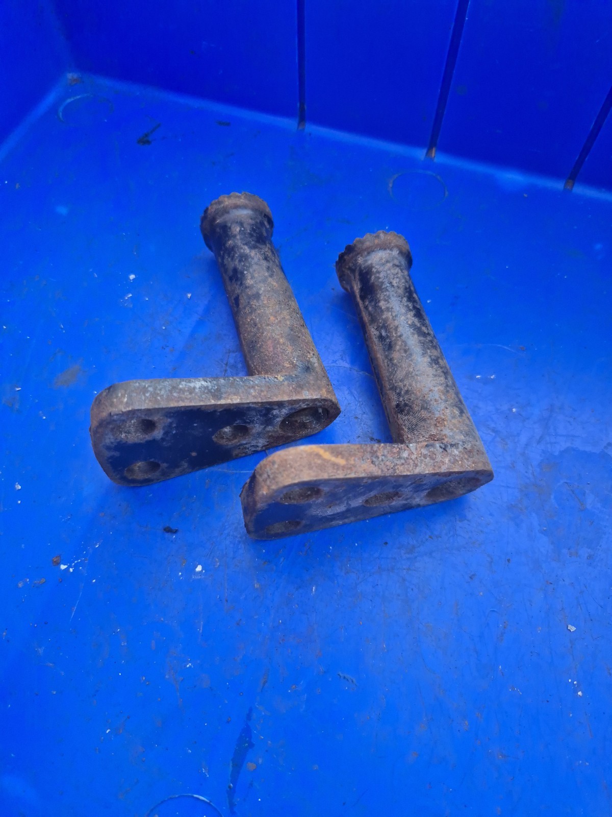 VINTAGE PANTHER HEAVY WEIGHT FOOTREST HANGERS NEW OLD STOCK M100 M120