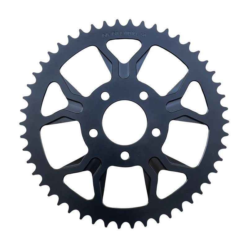 LYNDALL BRAKES 1 PIECE 52T 52 TOOTH SPROCKET BLACK NEW 52-581