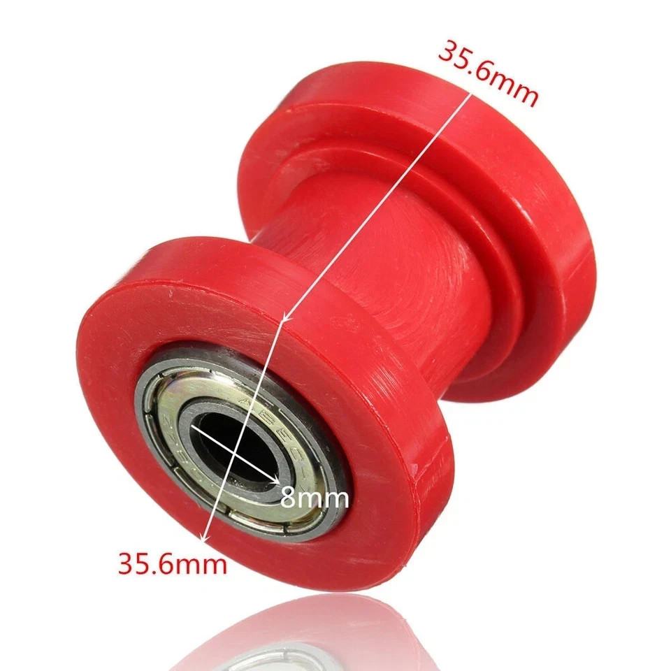8mm Chain Roller Slider Tensioner Guide Pulley Accessories For Bike Motorcycle