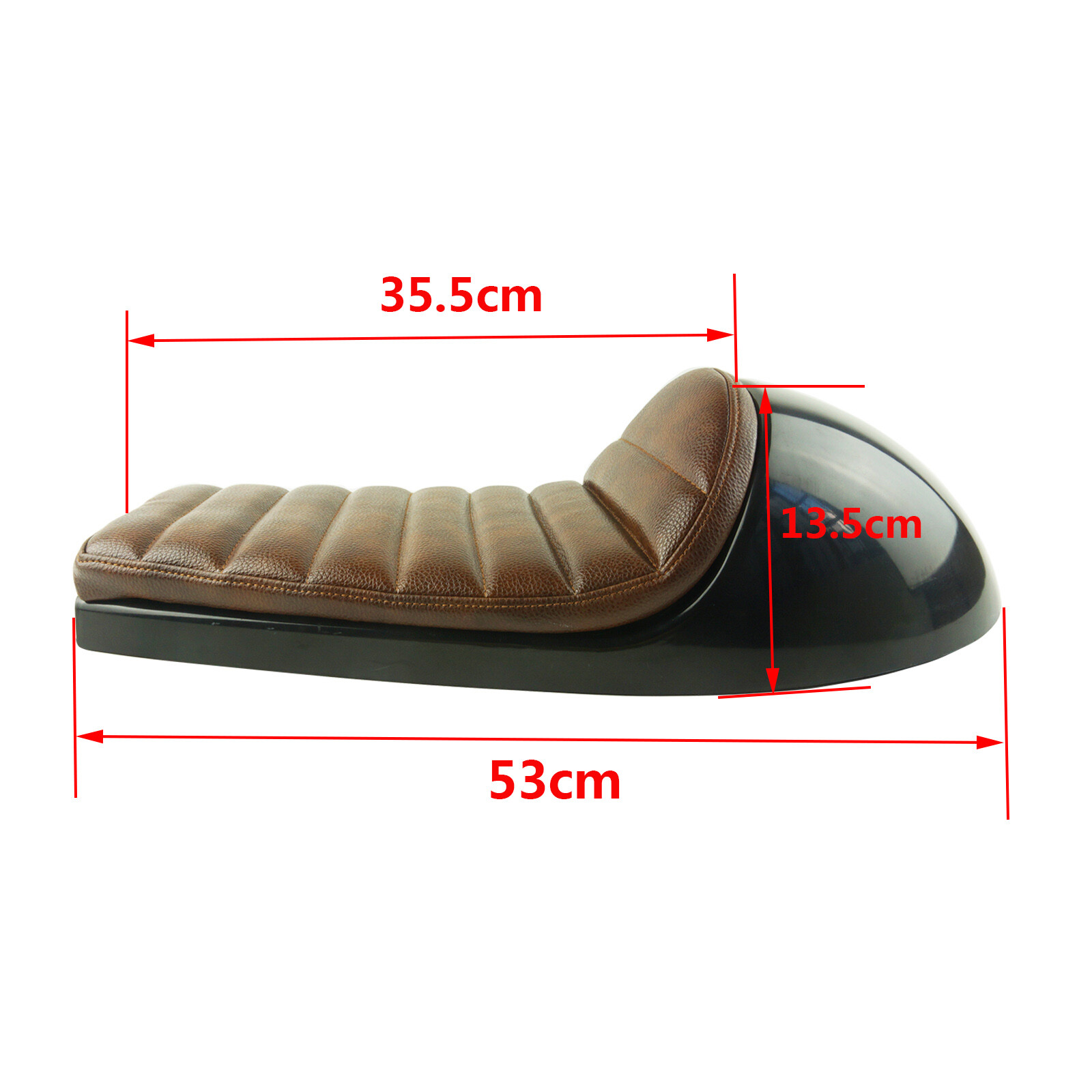 Brown Cafe Racer Seat Retro Vintage Motorcycle Seat Saddle Scrambler Cushion