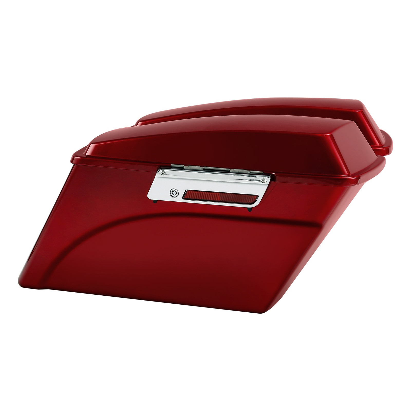 Left & Right Hard Saddlebags Red Fit For Harley Touring Road Glide 94-13