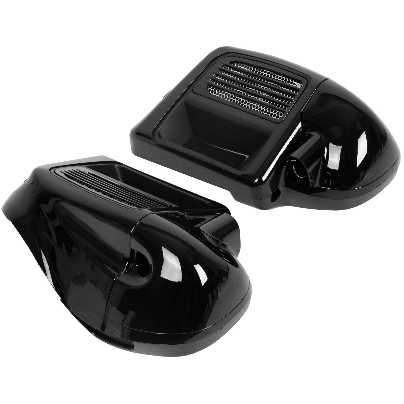 Water-Cooled Lower Vented Leg Fairing Glove Box For Harley Touing 2014-2023