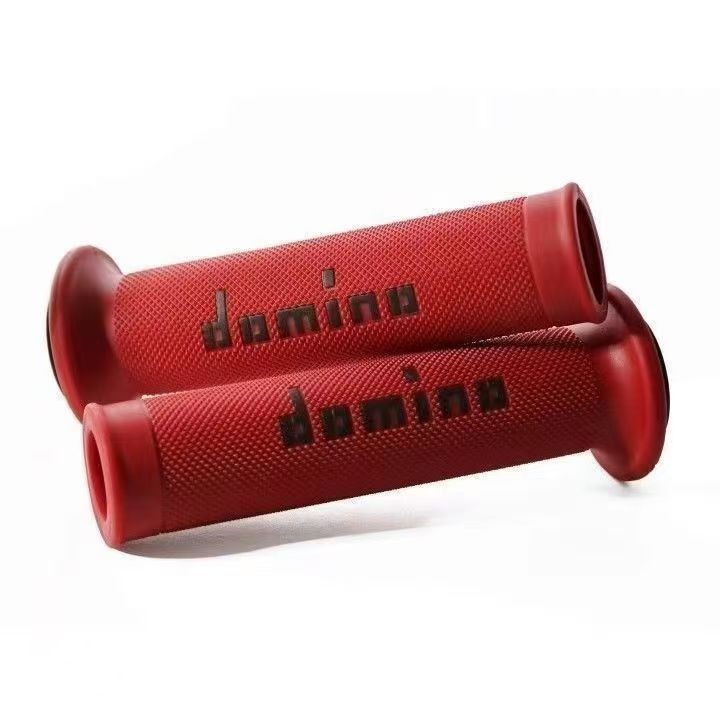 Domino Moto GP Grips 126mm 7/8″ OPEN ENDS Dual Color Dual Compound