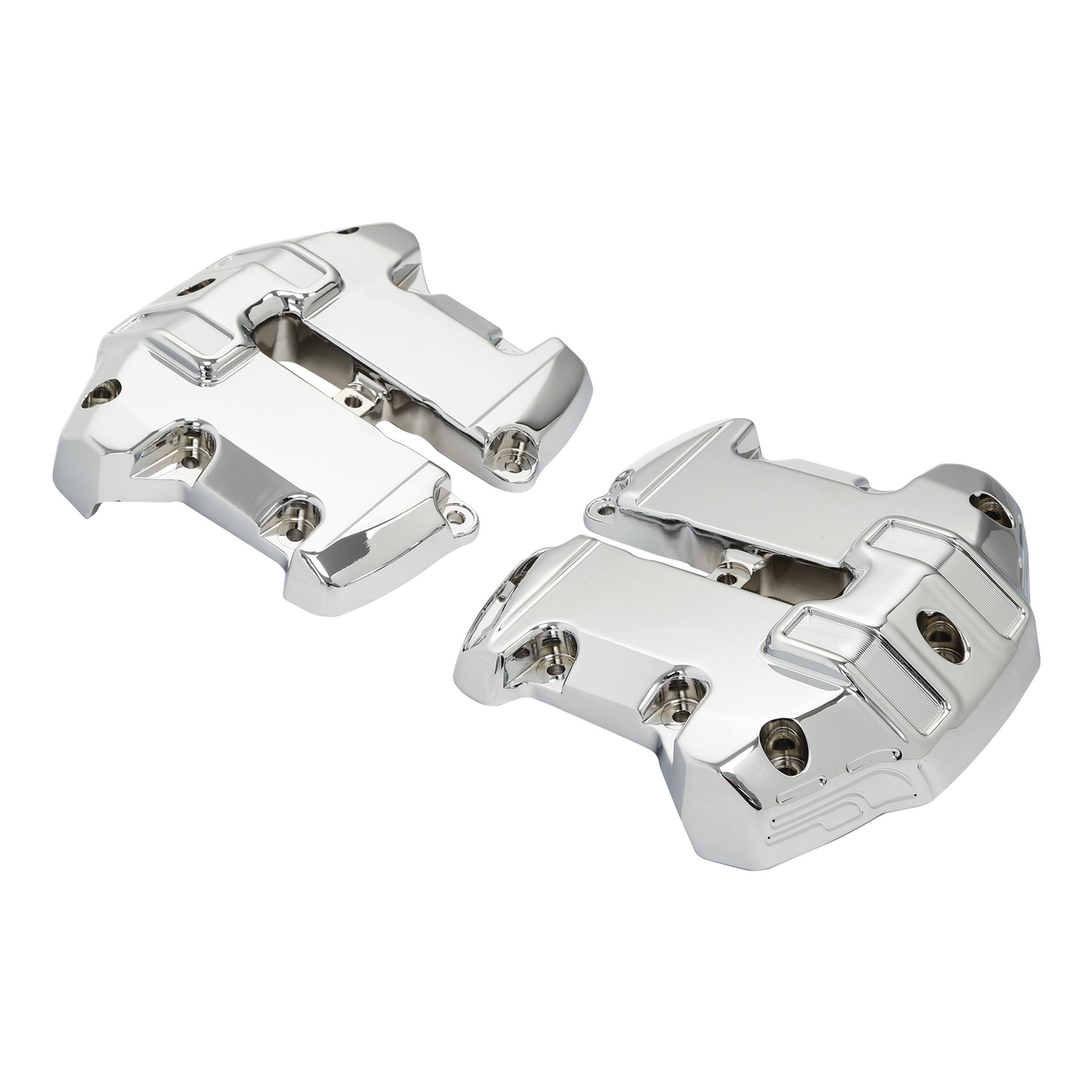 Upper Rocker Box Covers Fit For Harley Touring Street Road Glide 2017-24 Chrome